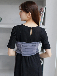 LADYMADE(レディメイド) |チュールビスチェレイヤードカットワンピース