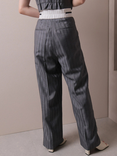 LADYMADE(レディメイド) |バイカラーウエストレイヤードパンツ