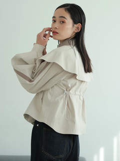 LADYMADE(レディメイド) |タックボリュームスリーブZIPブルゾン