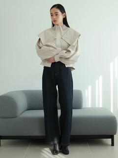 LADYMADE(レディメイド) |タックボリュームスリーブZIPブルゾン