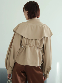 LADYMADE(レディメイド) |タックボリュームスリーブZIPブルゾン