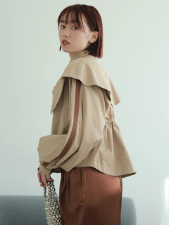 LADYMADE(レディメイド) |タックボリュームスリーブZIPブルゾン