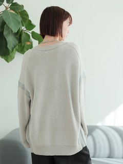 LADYMADE(レディメイド) |バイカラーラメニットカーディガン