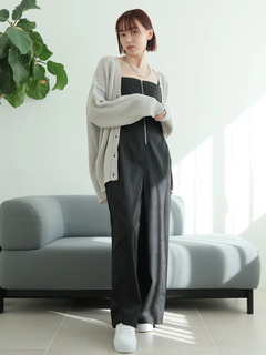 LADYMADE(レディメイド) |バイカラーラメニットカーディガン