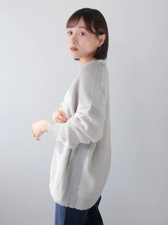 LADYMADE(レディメイド) |バイカラーラメニットカーディガン