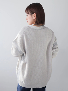 LADYMADE(レディメイド) |バイカラーラメニットカーディガン