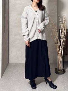 LADYMADE(レディメイド) |バイカラーラメニットカーディガン