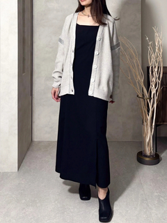 LADYMADE(レディメイド) |バイカラーラメニットカーディガン