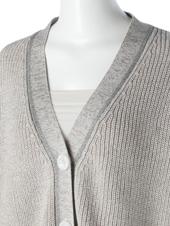 LADYMADE(レディメイド) |バイカラーラメニットカーディガン