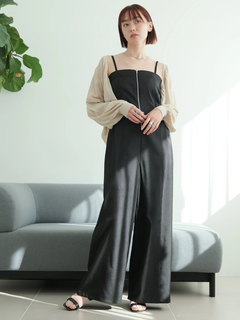 LADYMADE(レディメイド) |シャーリングシアーニットカーディガン