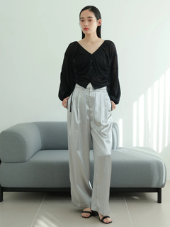 LADYMADE(レディメイド) |シャーリングシアーニットカーディガン