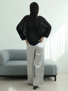 LADYMADE(レディメイド) |シャーリングシアーニットカーディガン