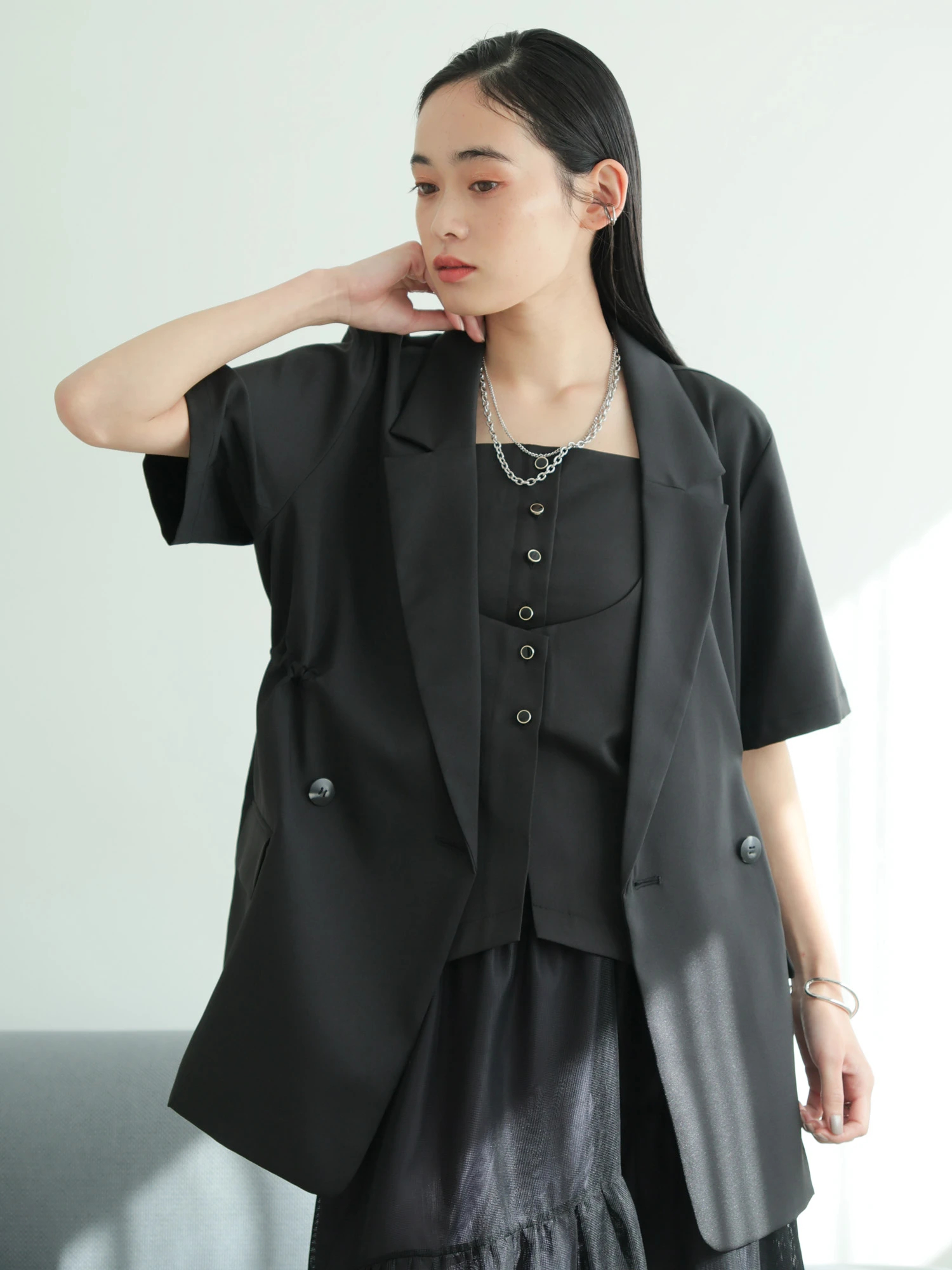 LADYMADE（レディメイド）｜ ハーフスリーブドロストジャケット