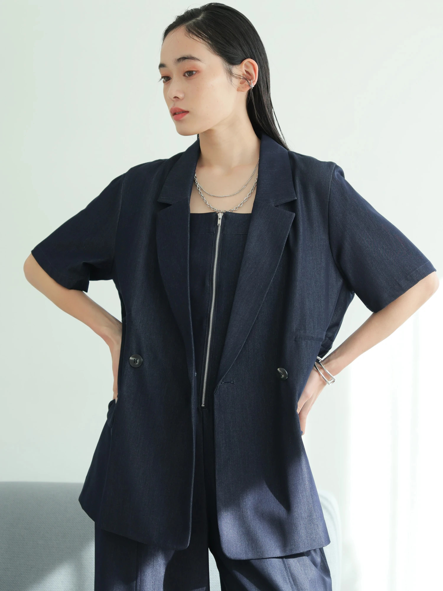LADYMADE（レディメイド）｜ ハーフスリーブドロストジャケット