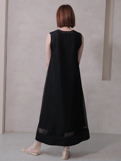 LADYMADE(レディメイド) |レースアップメッシュワンピース