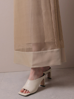 LADYMADE(レディメイド) |レースアップメッシュワンピース