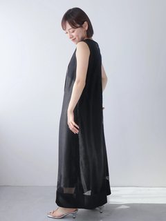 LADYMADE(レディメイド) |レースアップメッシュワンピース