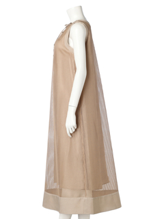 LADYMADE(レディメイド) |レースアップメッシュワンピース