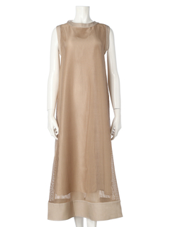 LADYMADE(レディメイド) |レースアップメッシュワンピース