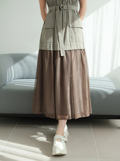 LADYMADE(レディメイド) |メッシュレイヤードワークポケットワンピース