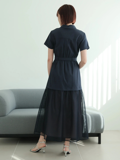 LADYMADE(レディメイド) |メッシュレイヤードワークポケットワンピース