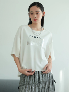 LADYMADE(レディメイド) |シルバープリントロゴTシャツ