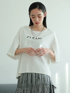 LADYMADE(レディメイド) |シルバープリントロゴTシャツ