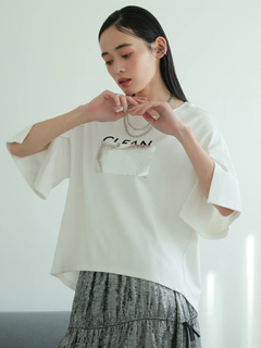 LADYMADE(レディメイド) |シルバープリントロゴTシャツ