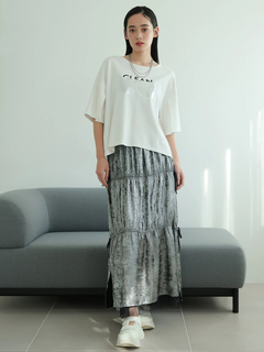 LADYMADE(レディメイド) |シルバープリントロゴTシャツ