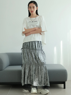 LADYMADE(レディメイド) |シルバープリントロゴTシャツ