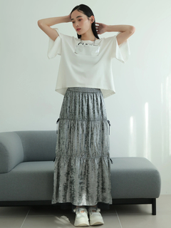 LADYMADE(レディメイド) |シルバープリントロゴTシャツ