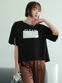 LADYMADE(レディメイド) |シルバープリントロゴTシャツ