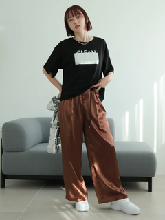 LADYMADE(レディメイド) |シルバープリントロゴTシャツ