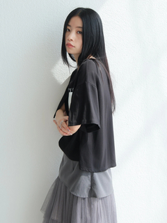 LADYMADE(レディメイド) |シルバープリントロゴTシャツ
