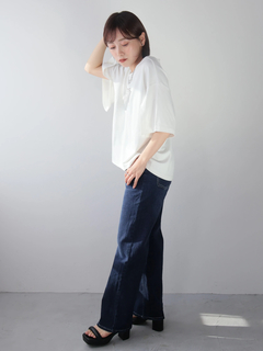 LADYMADE(レディメイド) |シルバープリントロゴTシャツ