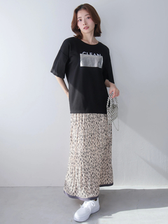 LADYMADE(レディメイド) |シルバープリントロゴTシャツ