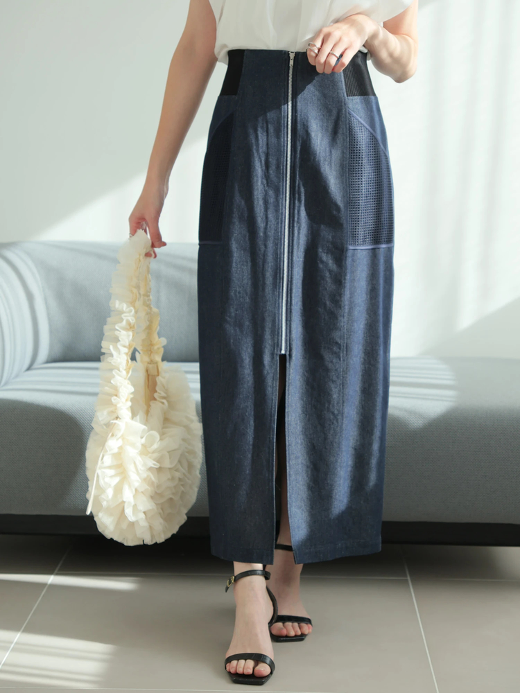 LADYMADE(レディメイド) |メッシュポケットジップタイトスカート