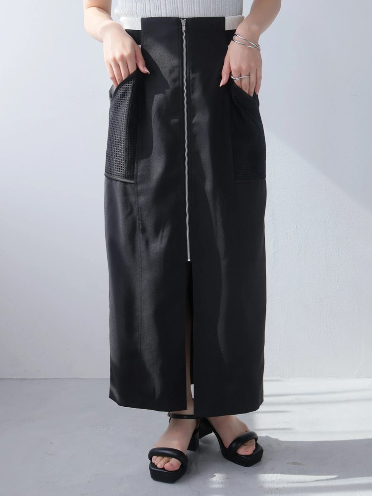 LADYMADE(レディメイド) |メッシュポケットジップタイトスカート