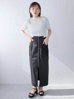 LADYMADE(レディメイド) |メッシュポケットジップタイトスカート