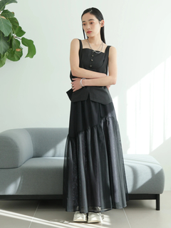 LADYMADE(レディメイド) |レイヤードキャミ×メッシュスカートセット
