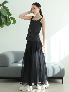 LADYMADE(レディメイド) |レイヤードキャミ×メッシュスカートセット