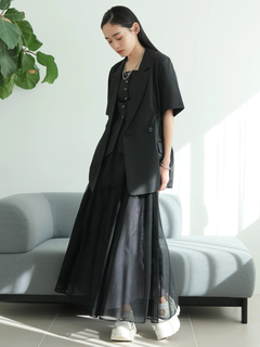 LADYMADE(レディメイド) |レイヤードキャミ×メッシュスカートセット