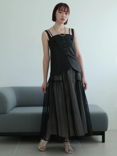 LADYMADE(レディメイド) |レイヤードキャミ×メッシュスカートセット