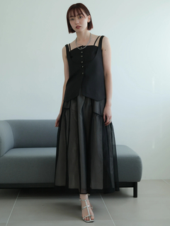 LADYMADE(レディメイド) |レイヤードキャミ×メッシュスカートセット