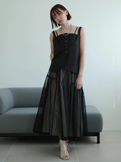 LADYMADE(レディメイド) |レイヤードキャミ×メッシュスカートセット