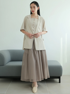 LADYMADE(レディメイド) |レイヤードキャミ×メッシュスカートセット