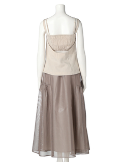 LADYMADE(レディメイド) |レイヤードキャミ×メッシュスカートセット