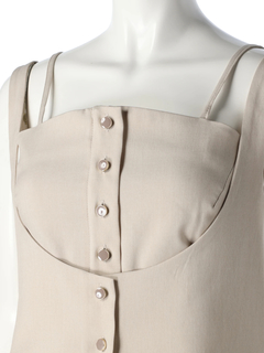 LADYMADE(レディメイド) |レイヤードキャミ×メッシュスカートセット