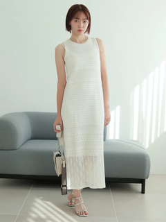 LADYMADE(レディメイド) |クロシェニットストレートワンピース