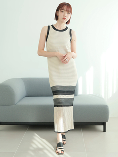LADYMADE(レディメイド) |クロシェニットストレートワンピース